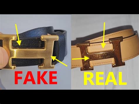 hermes belt original vs fake